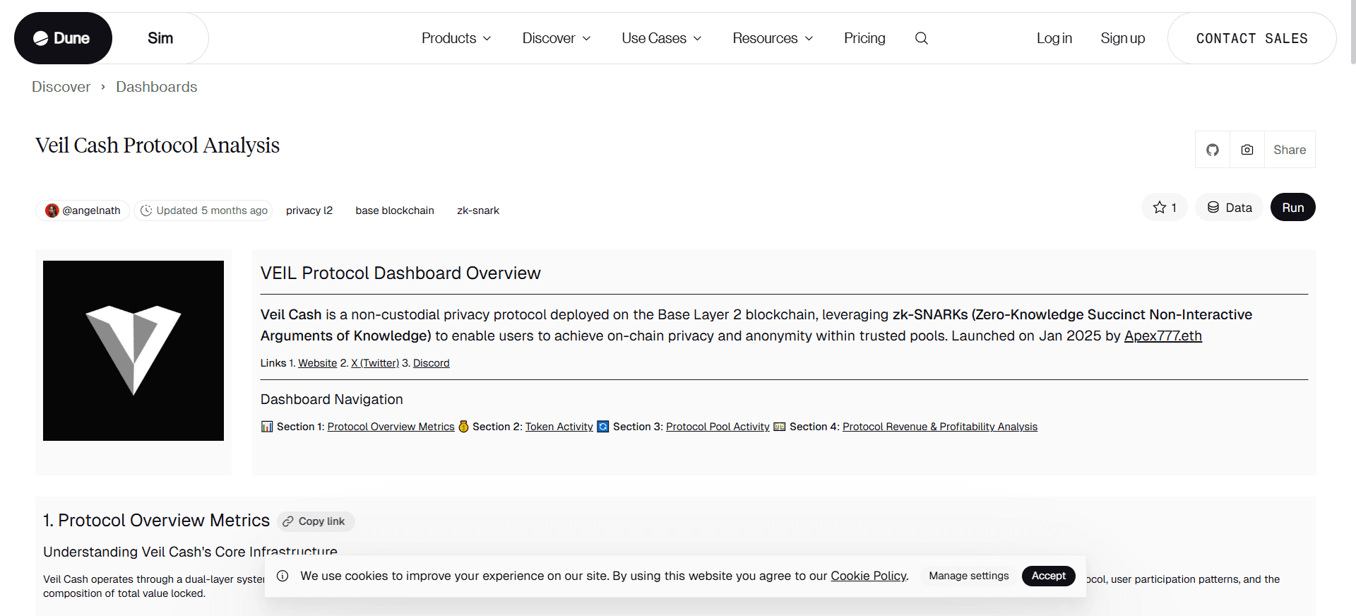 Veil Cash Protocol Analysis